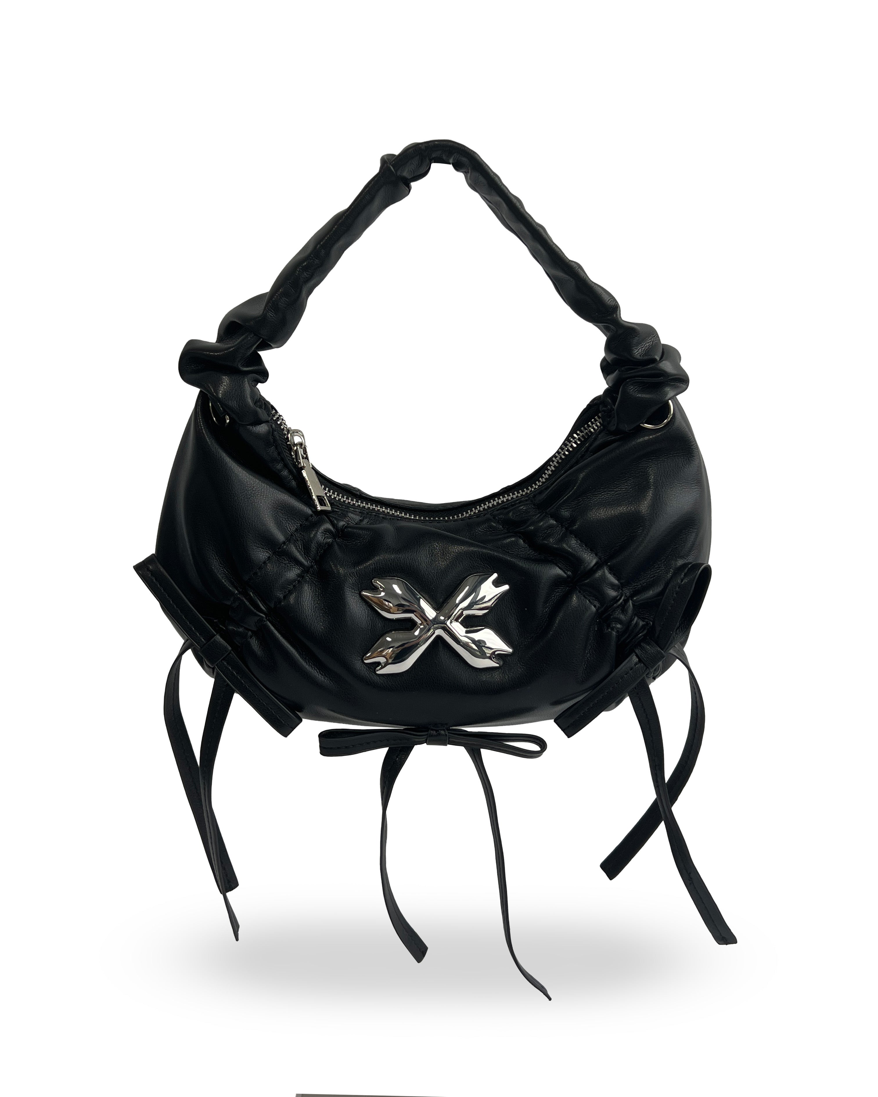 Aria Ribbon Bag - Black