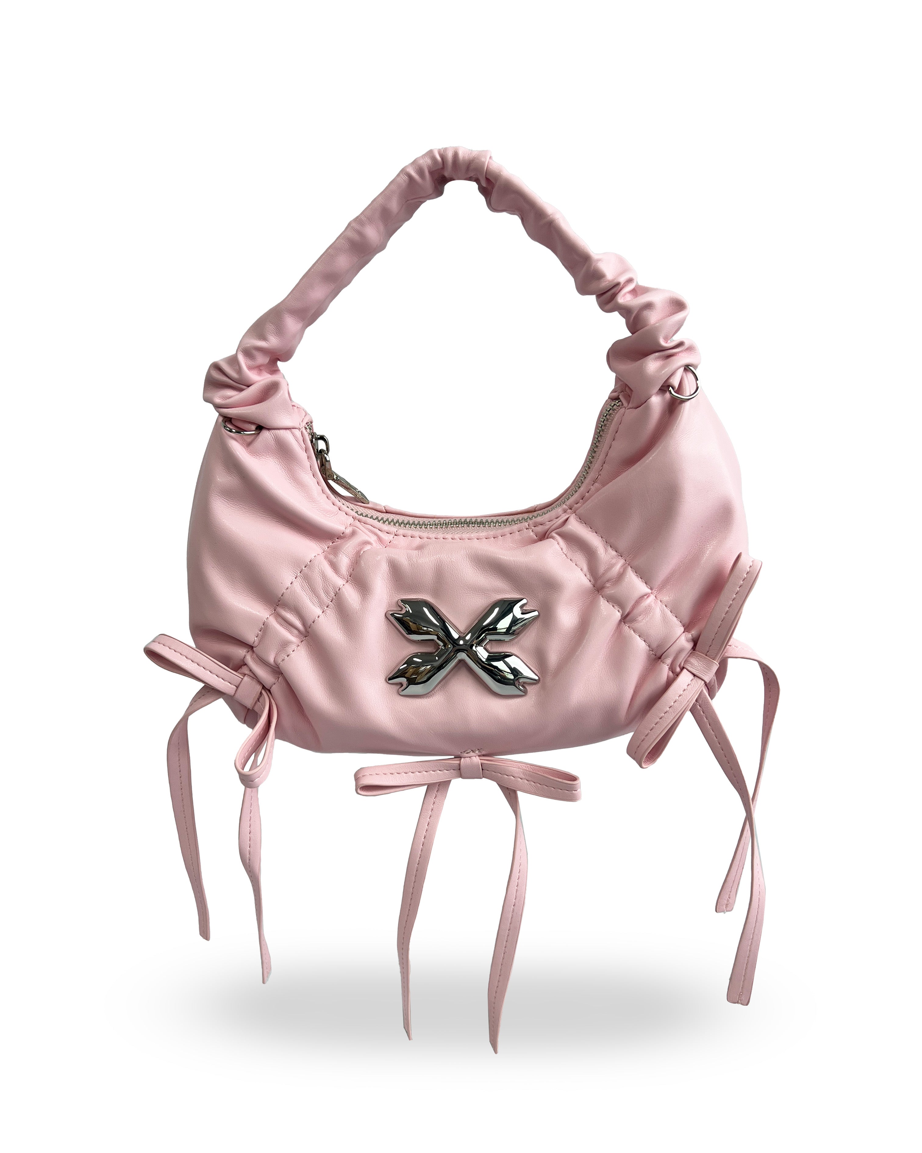 Aria Ribbon Bag - Pink