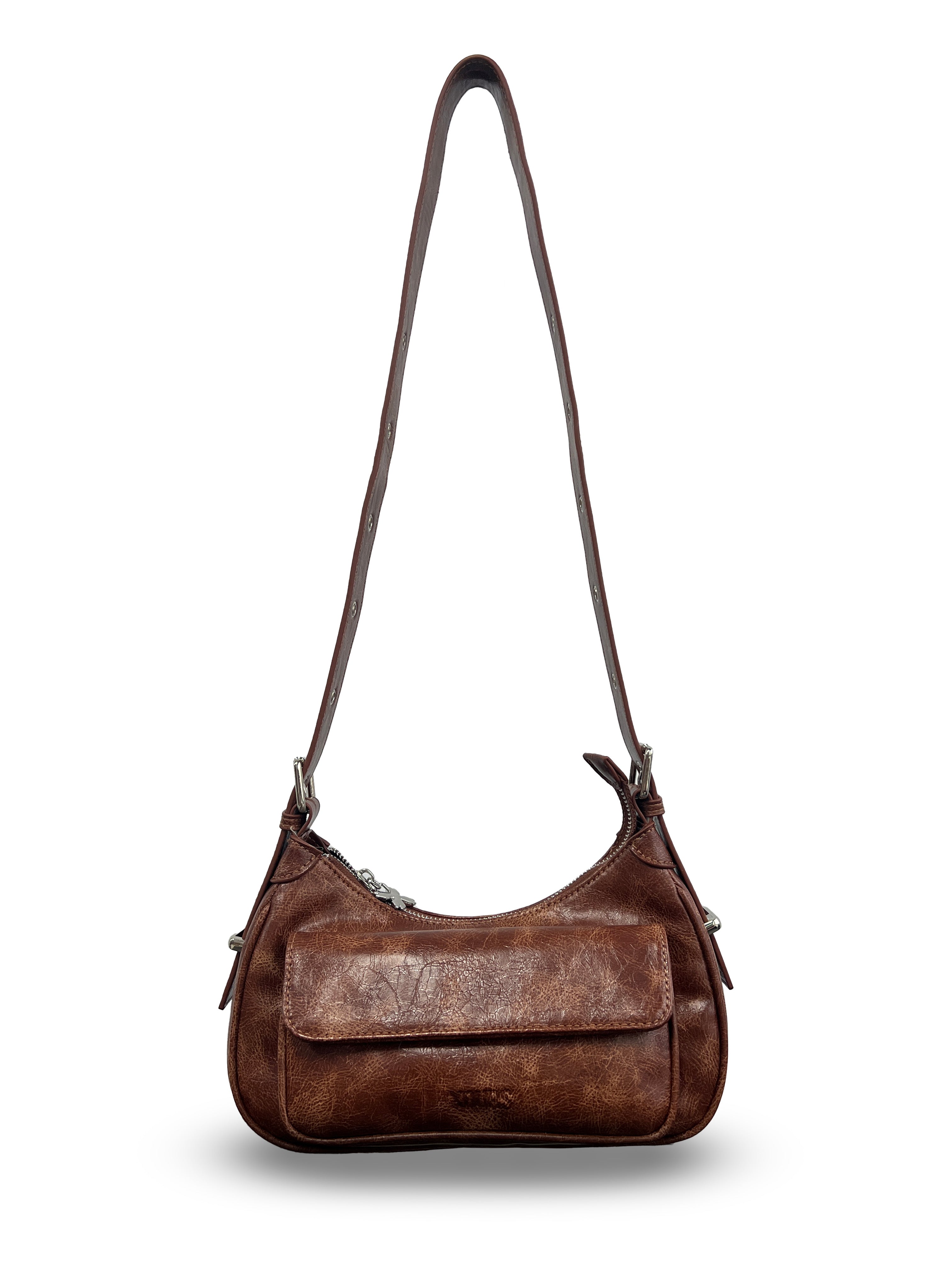 Nora Shoulder/Crossbody Bag - Brown (NEW)