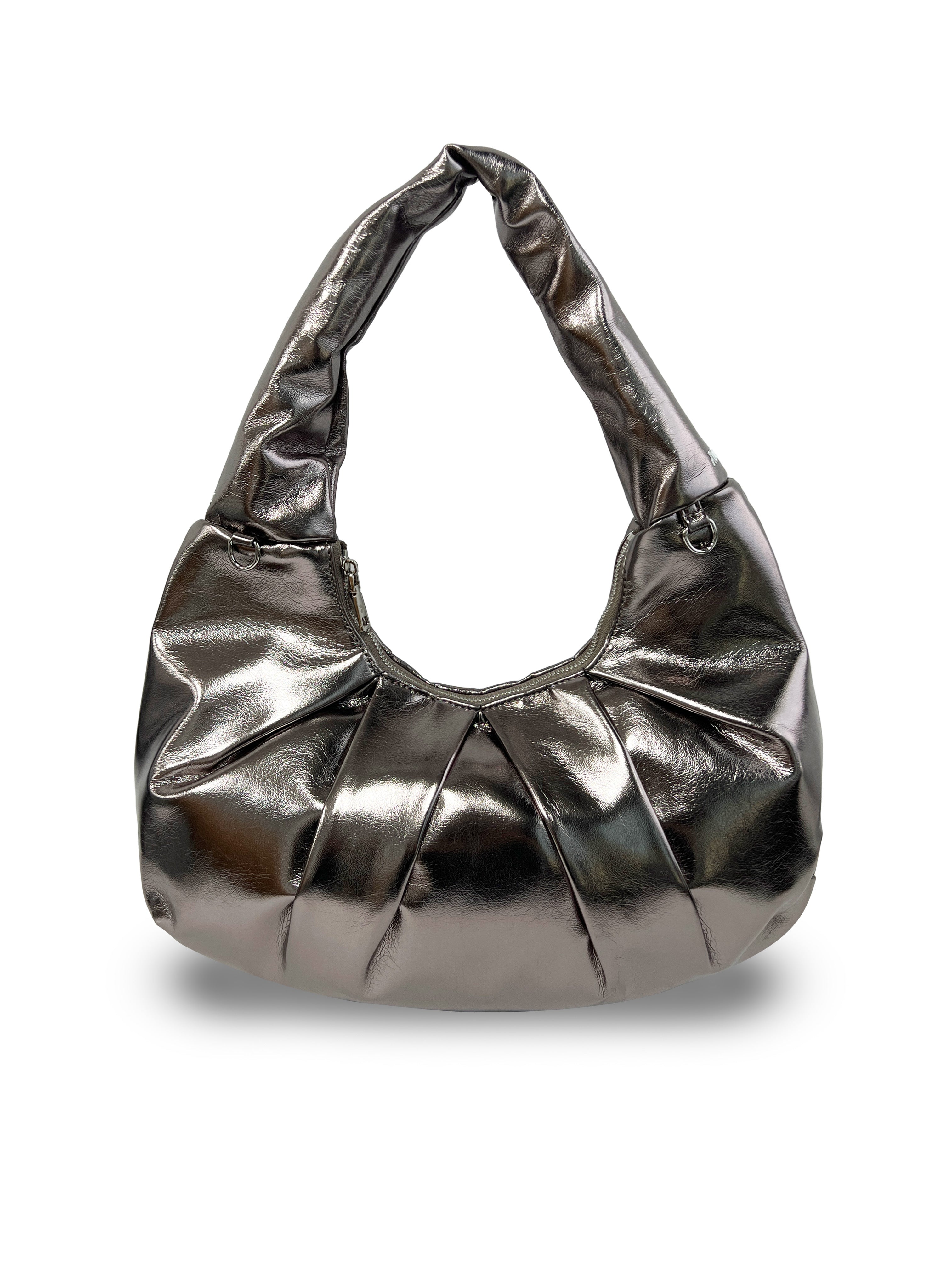Nova Shoulder Bag - Shiny Gunmetal