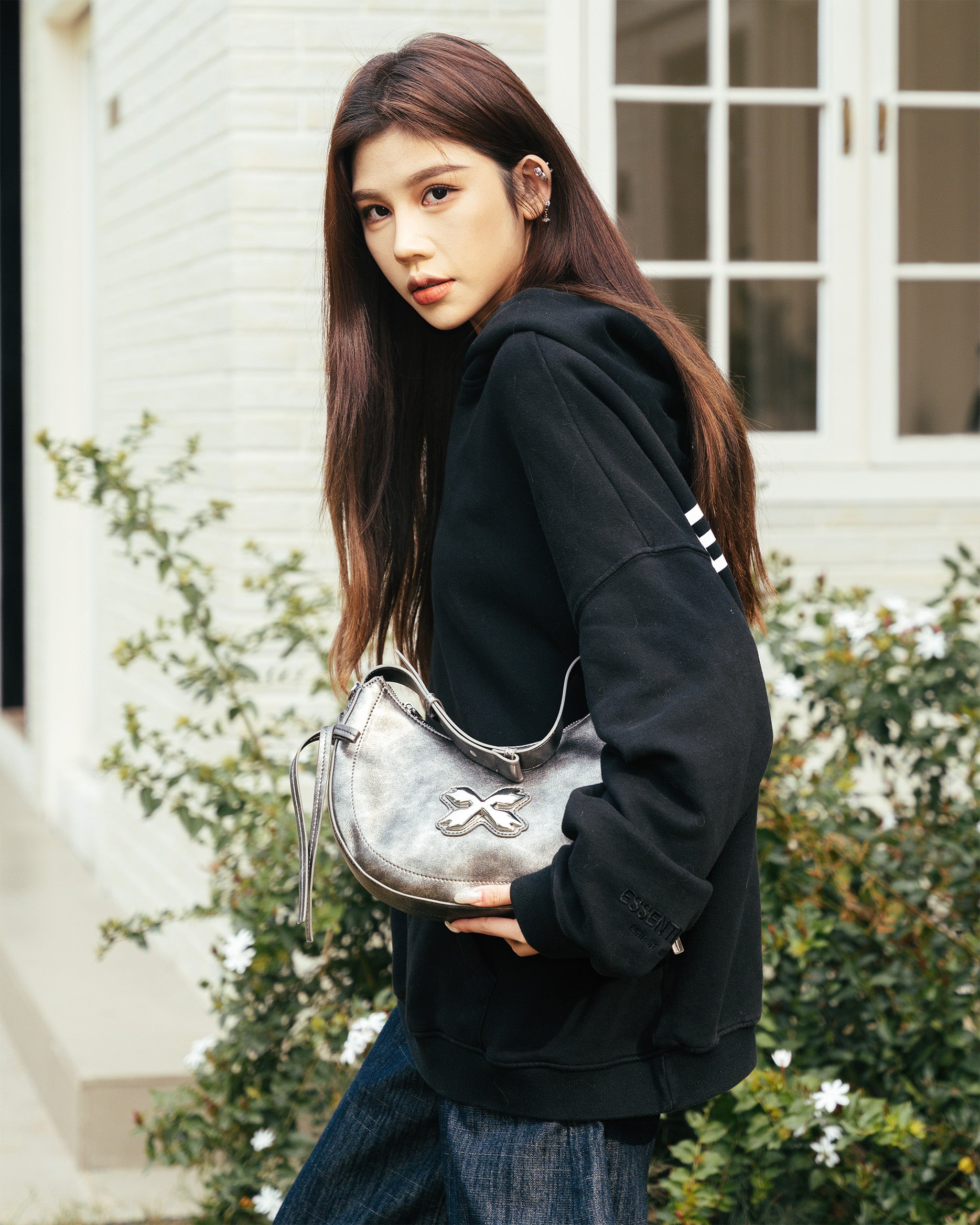 Luna Bag - Silver Grey