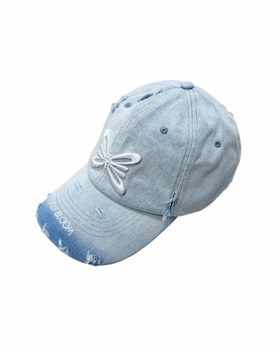 Ugly Bloom - Iris Baseball Cap - Denim Colourway