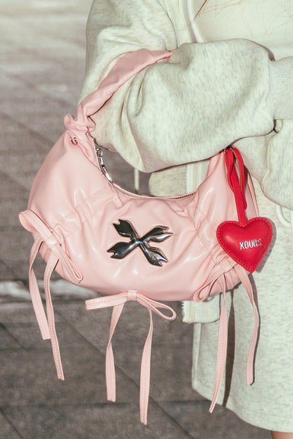 Aria Ribbon Bag - Pink