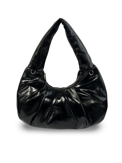 Nova Shoulder Bag - Metallic Black