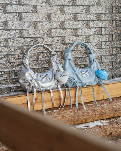 Aria Ribbon Bag - Baby Blue (NEW)