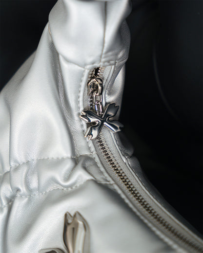 Aria Ribbon Bag - Silver (NEW)