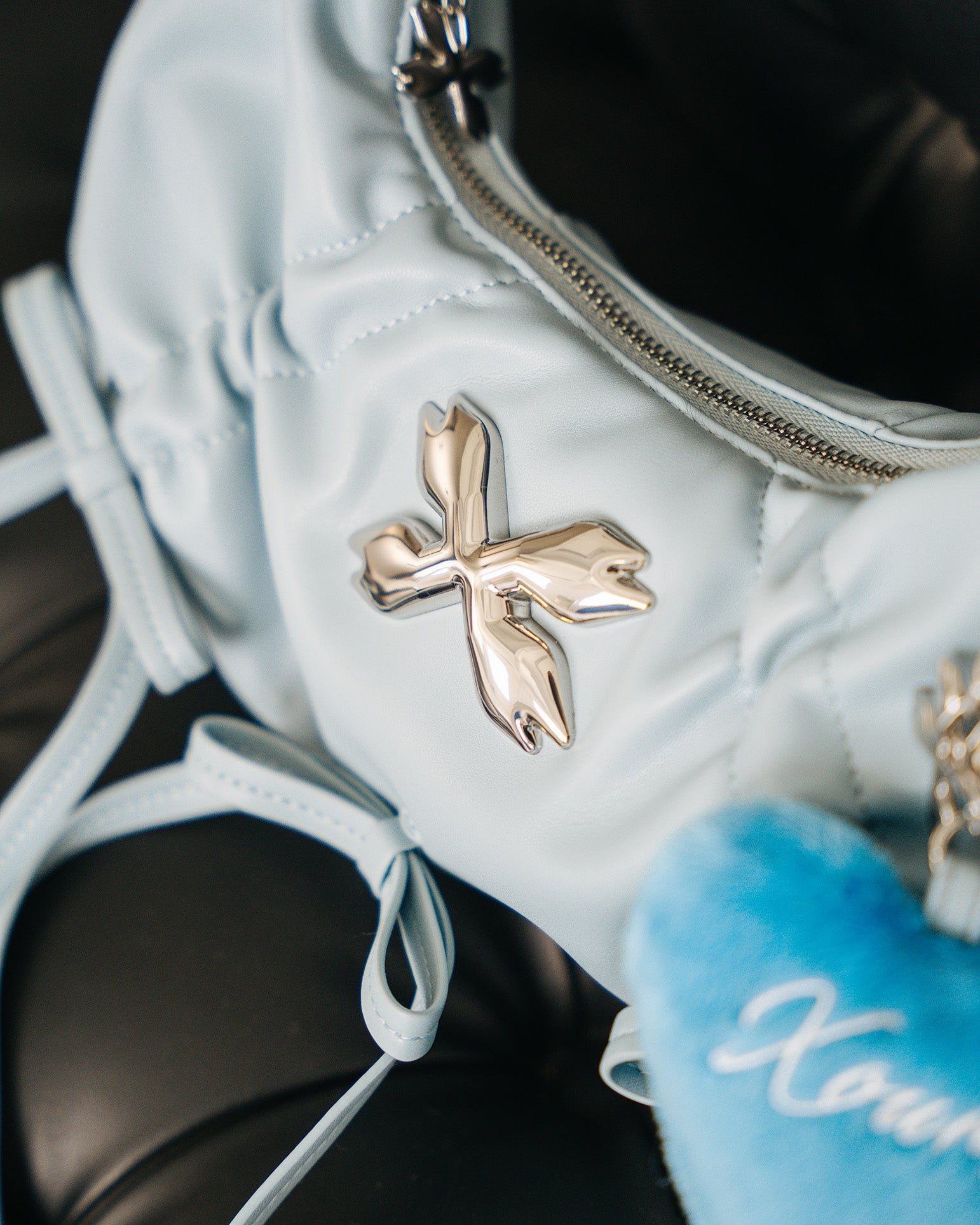 Aria Ribbon Bag (V2) - Baby Blue – XOURS