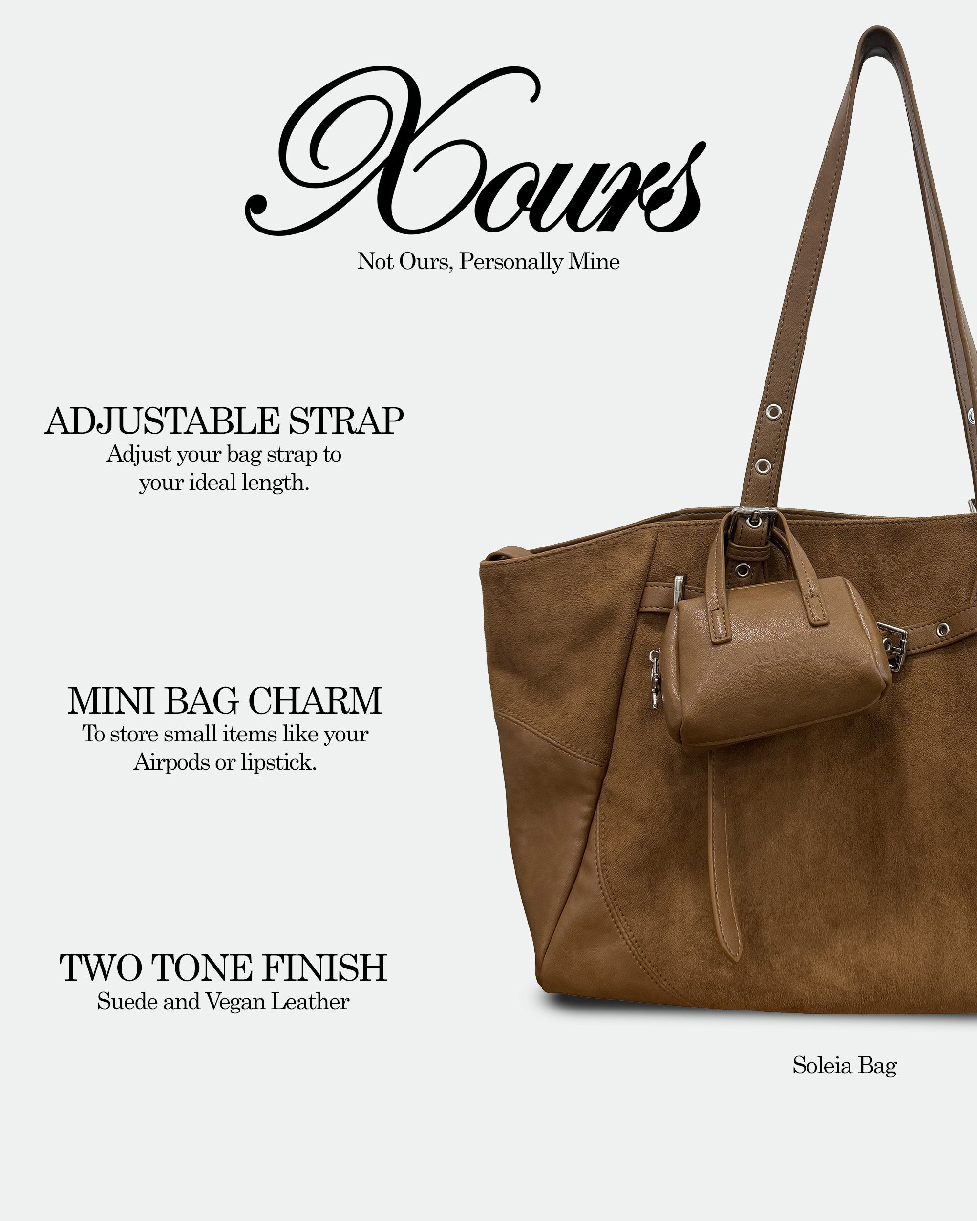 Soleia Bag - Brown Colour