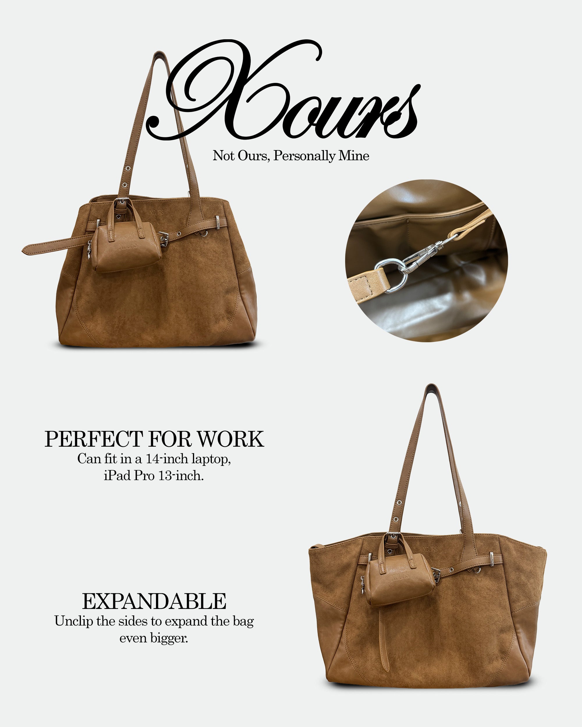 Soleia Bag - Brown Colour